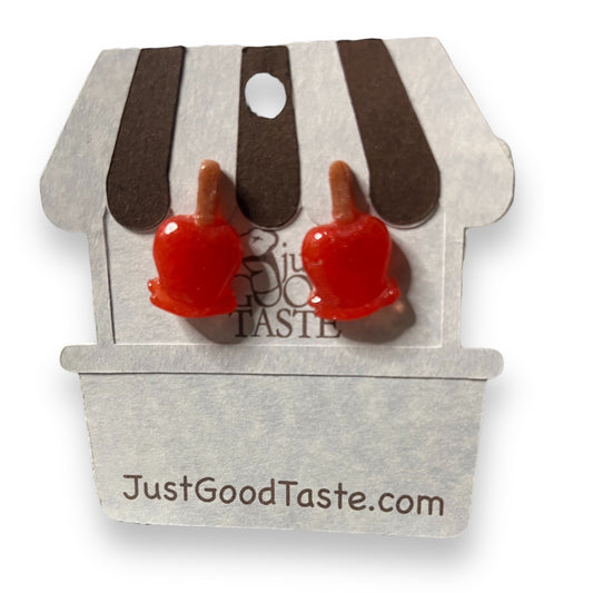 Candy Apple Earrings