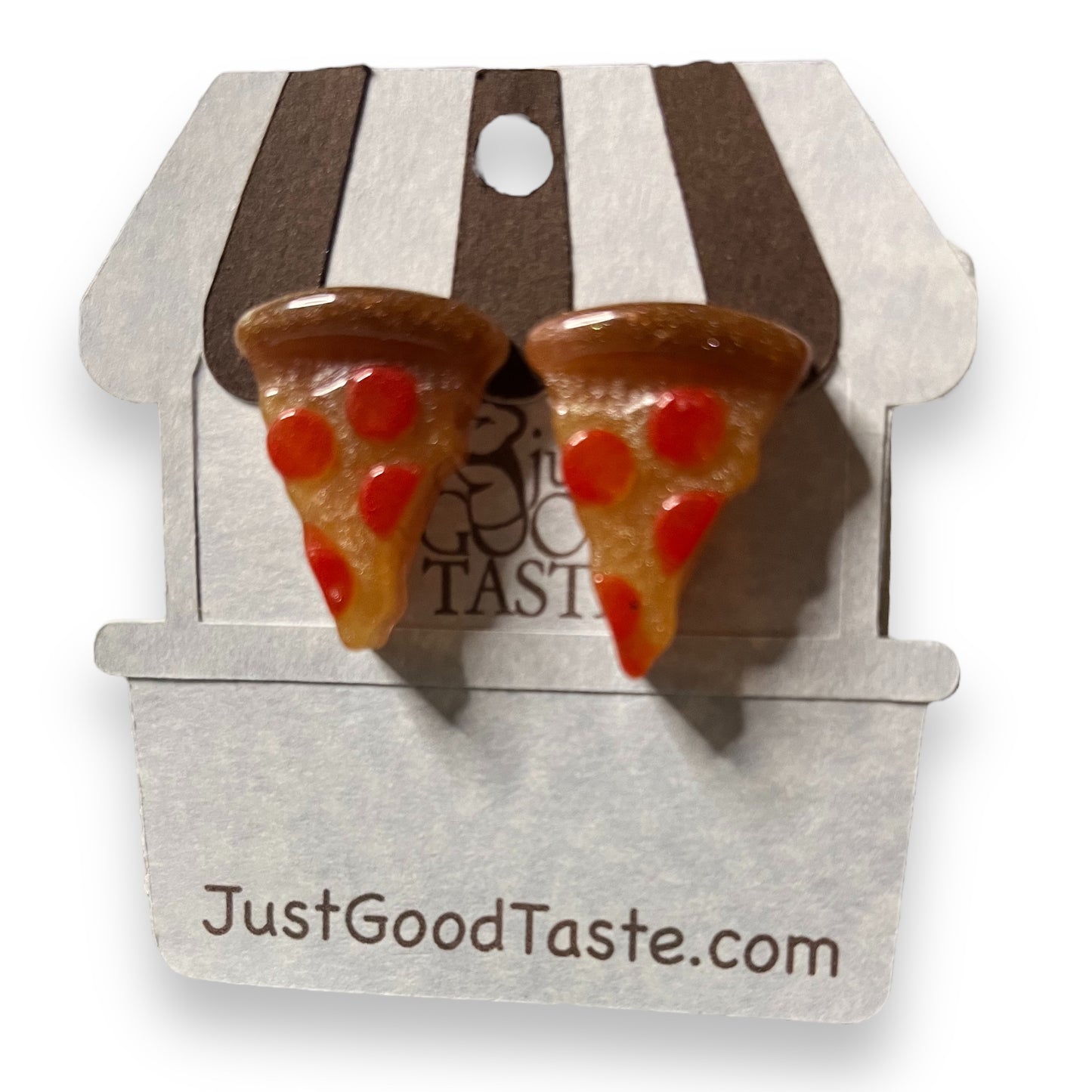 Pepperoni Pizza Earrings