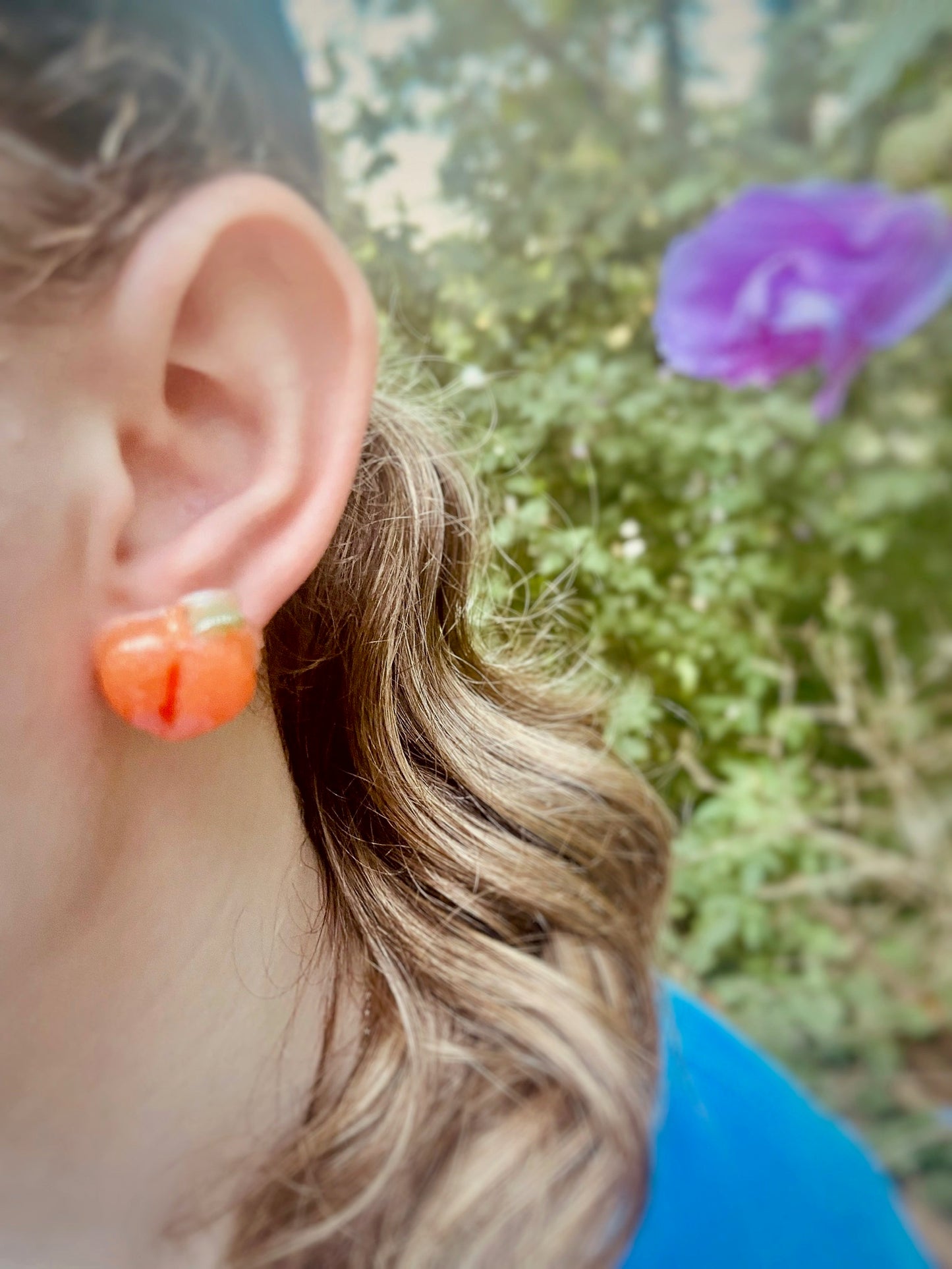 Peach Earrings