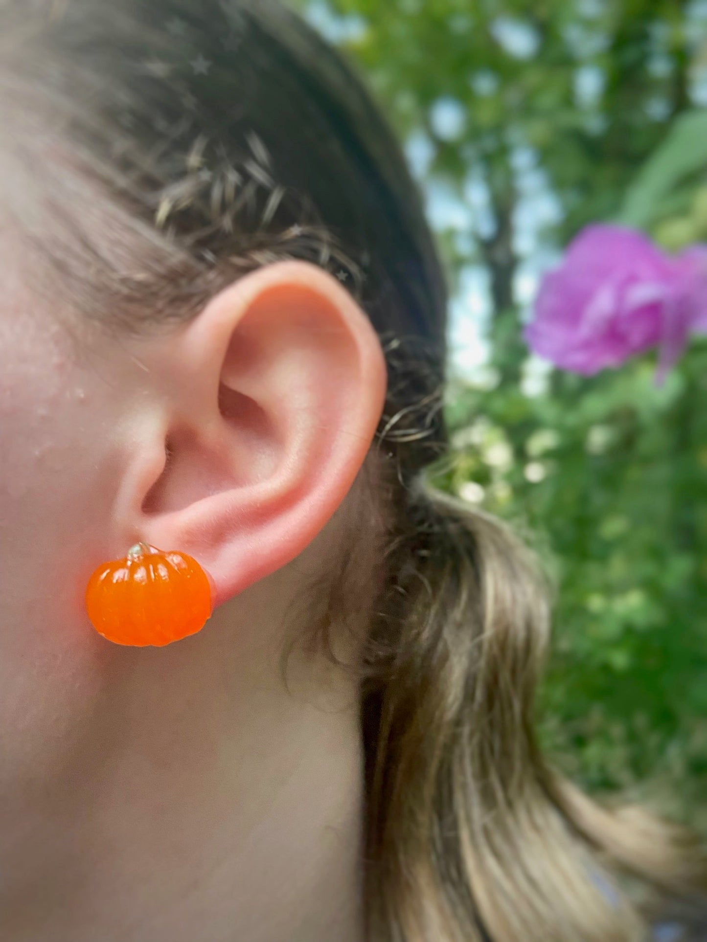 Pumpkin Earrings