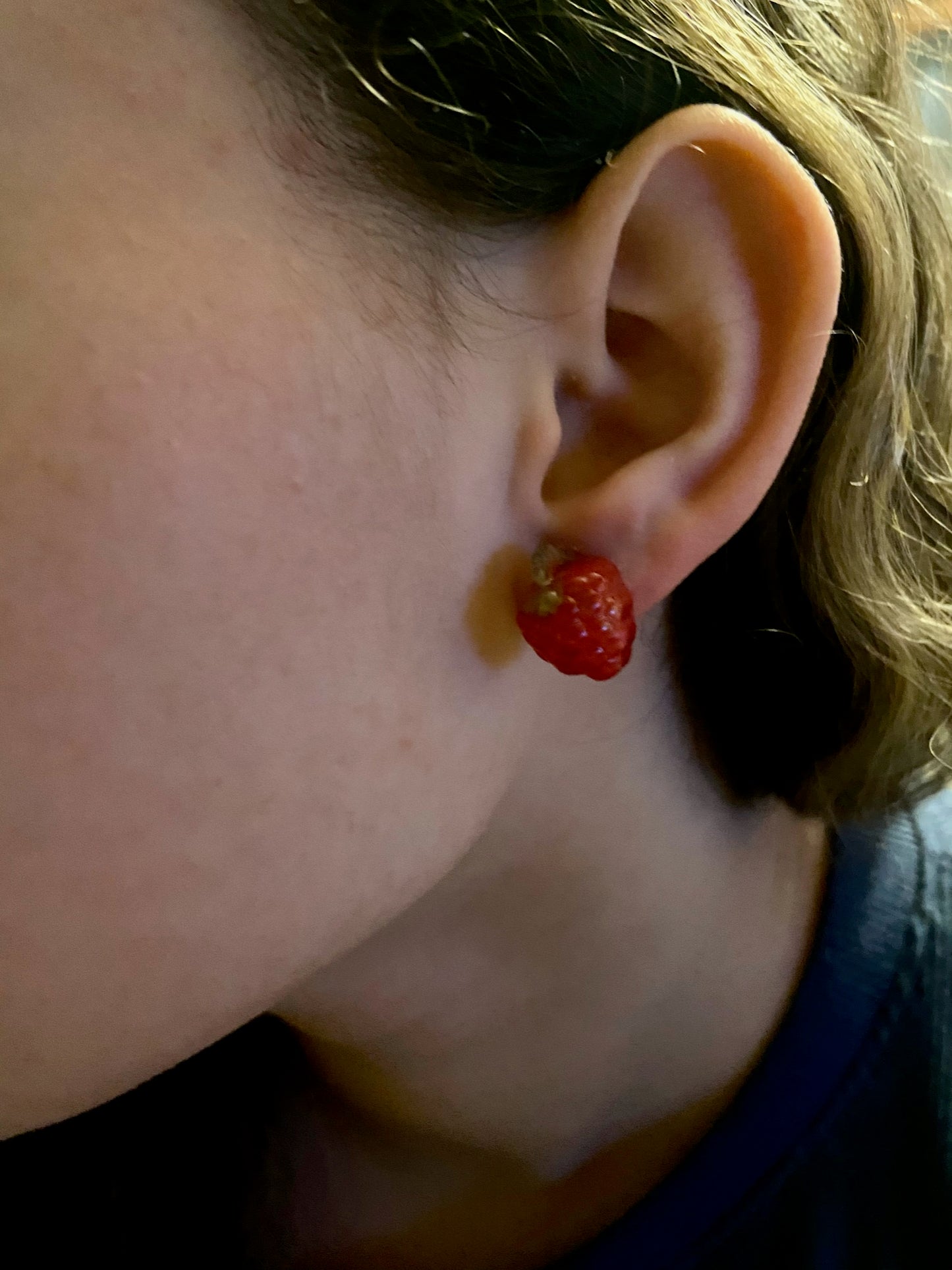 Raspberry Earrings