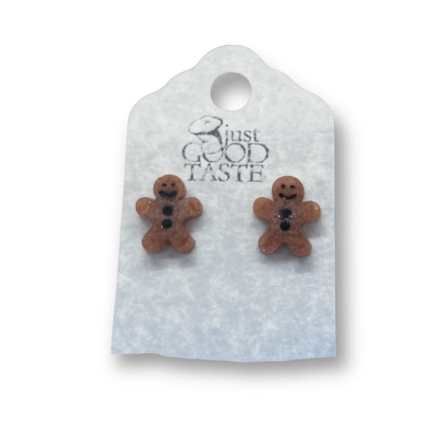 Gingerbread Man Earrings