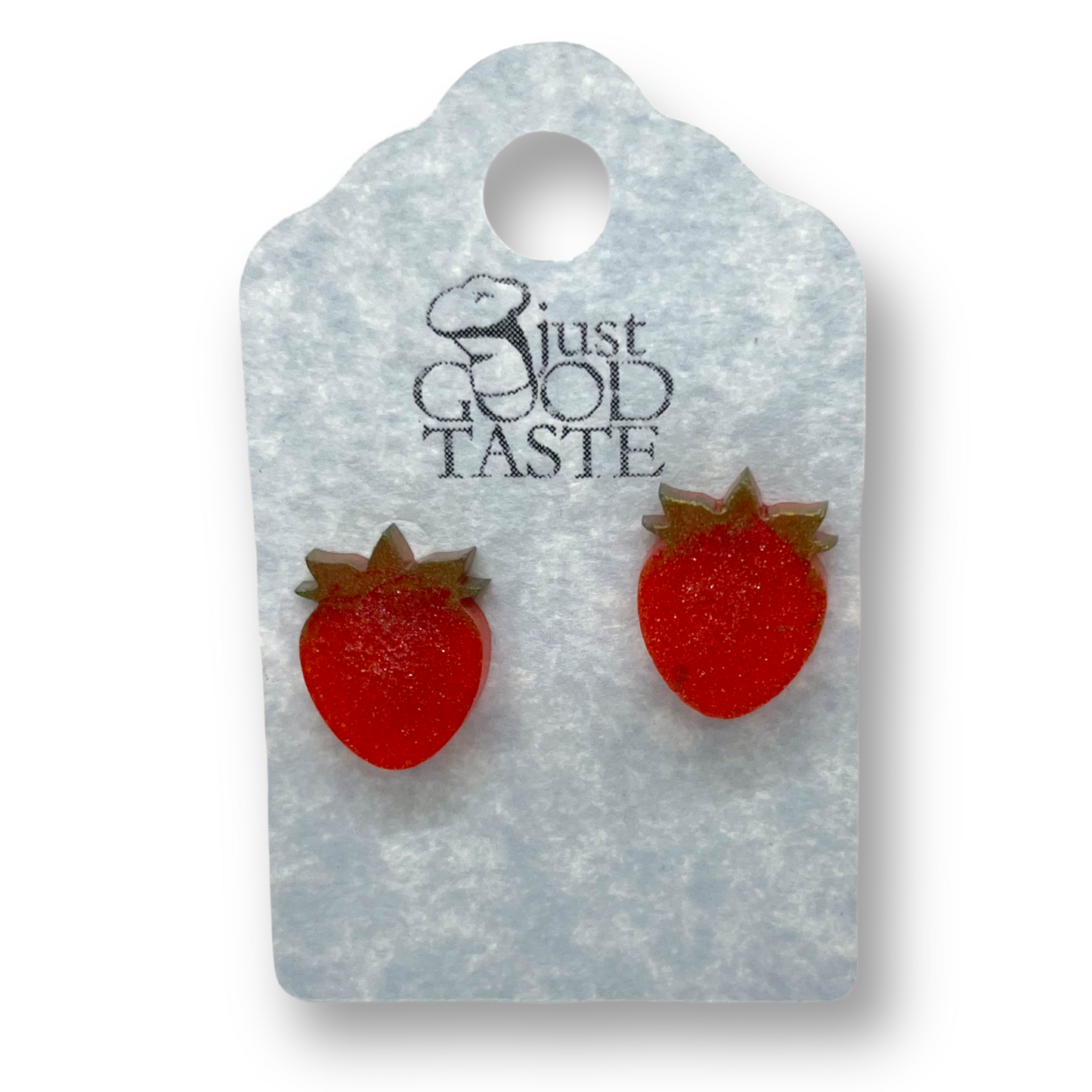 Mini Strawberry Earrings