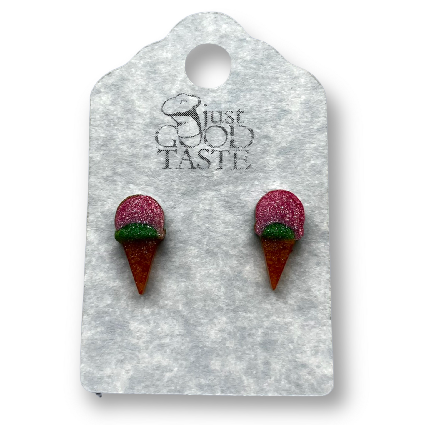 Mini Ice Cream Cone Earrings